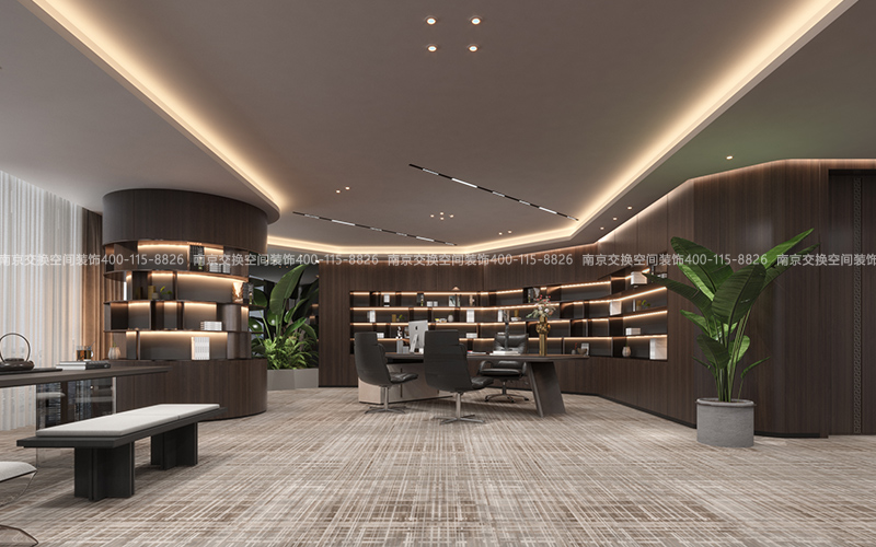 江蘇華飛宇節(jié)能辦公空間1600平裝修設(shè)計(jì)案例